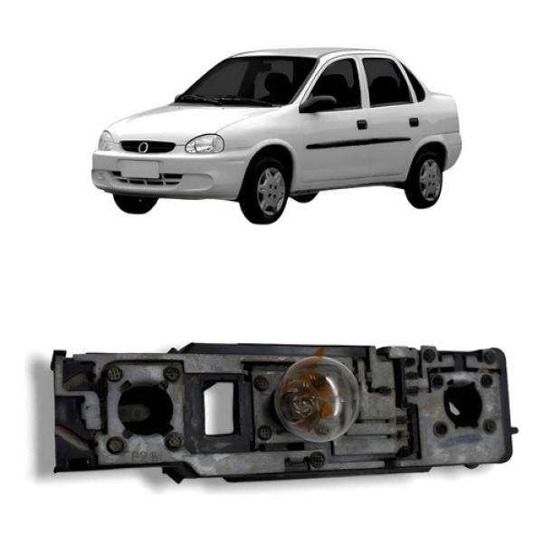 Circuito Soquete  Traseira Direita Classic 1.0 2001 Direito/passageiro Amarelo