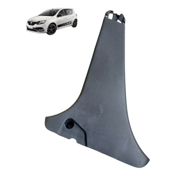 Moldura Coluna Esquerda Sandero 1.0 3cc 2015 2019