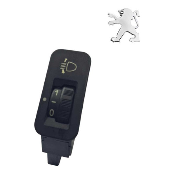 Botão Regulagem Altura Farol Luz Peugeot 206 207 C3 2005