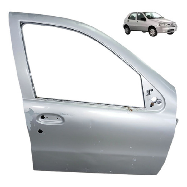 Porta Dianteira Direita Palio Siena 4p 2003 2004 Detalhe Dianteira Direita Cinza