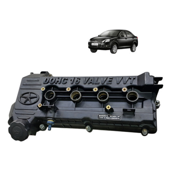 Tampa Valvula Cabecote Jac J3 Turin 1.4 2011 Preto