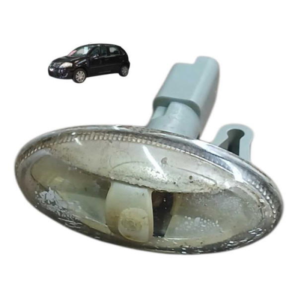 Lanterna Pisca Paralama Citroen C3 1.4 8v 2010 2012 Preto