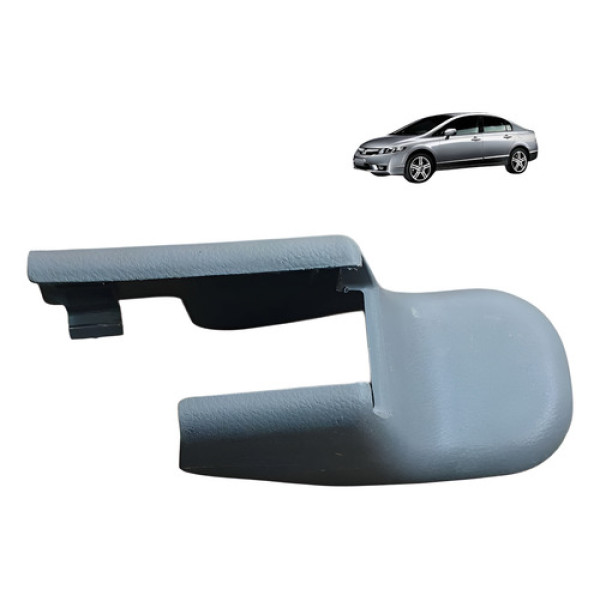 Moldura Acabamento Trilho Honda New Civic 1.8 2007 2011 Cinza