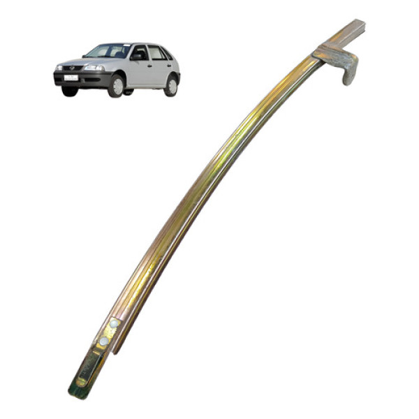Guia Canaleta Vidro Esquerdo Volkswagen Gol G3 2003 2004 Prata