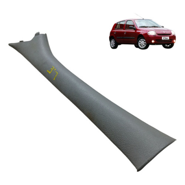 Moldura Parabrisa Esquerdo Renault Clio 1.0 16v 2003 2005