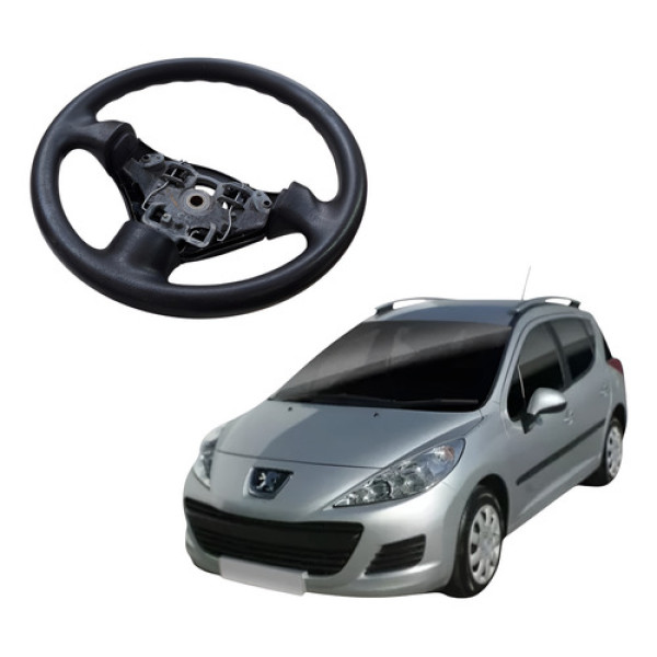Volante Peugeot Sw 207 1.4 2010 2011 Preto