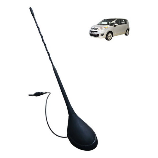 Antena Citroen C3 Picasso 1.6 16v 2012 2014 Preto