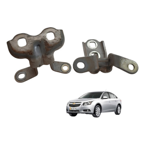 Par Dobradica Porta Traseira Esquerda Chevrolet Cruze 2014