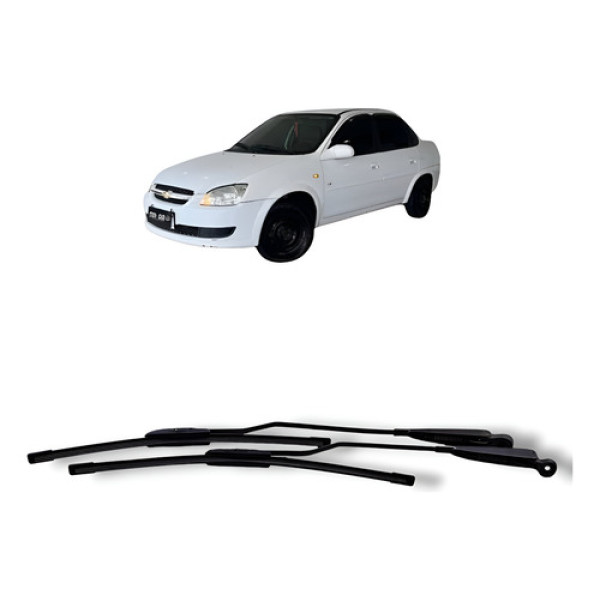 Par Braco Limpador Parabrisa Traseiro Classic 1.0 2011 Direito