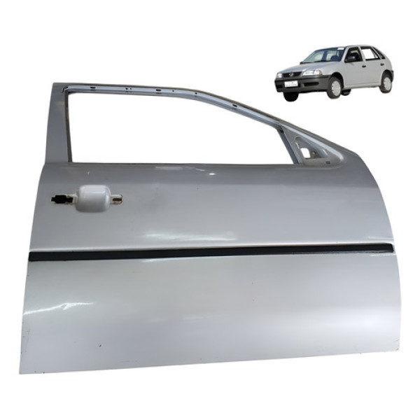 Porta Dianteira Direita Volkswagen Gol G3 2003 2004 Detalhe Dianteira Direito Prata
