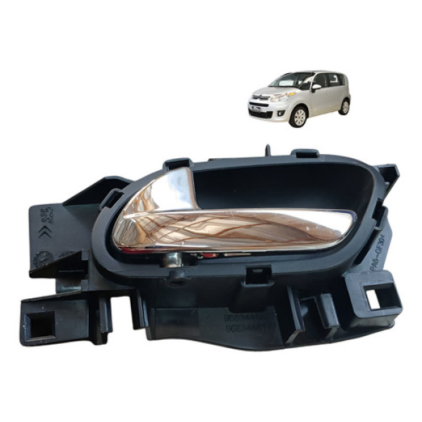 Macaneta Dianteira Esquerda Citroen C3 Picasso 1.6 16v 2012 Dianteira Preto/prata