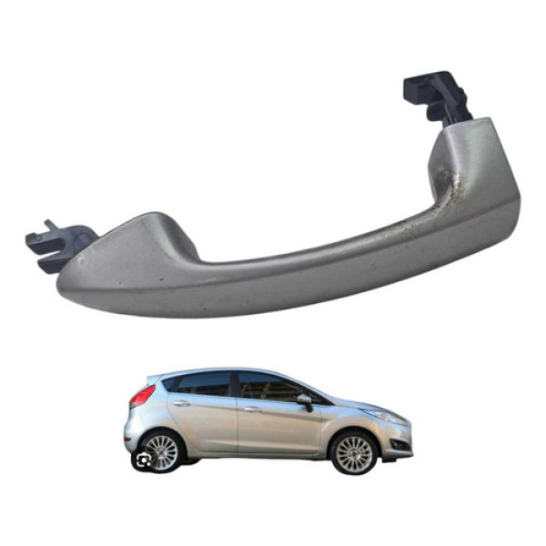 Macaneta Externa Traseira Esquerda Ford New Fiesta 1.6 2014 Traseira