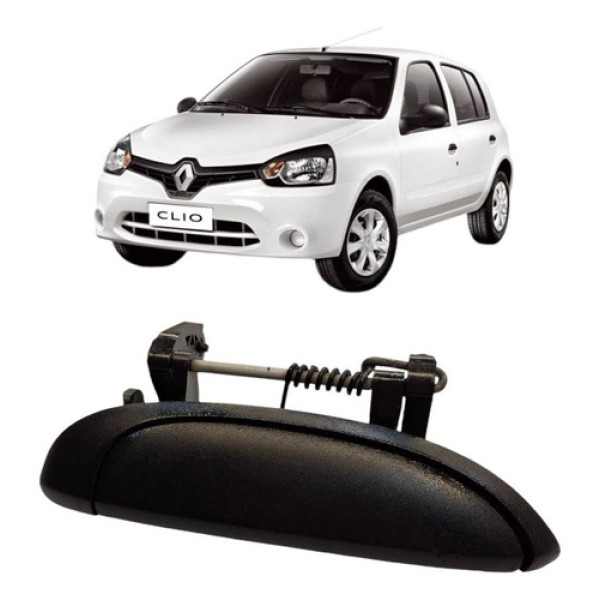 Macaneta Externa Diant Direita Renault Clio 2014 2015 Dianteira