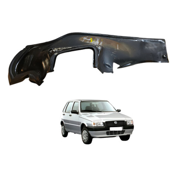 Protecao Painel Corta Fogo Esquerdo Fiat Uno 1.0 2005 Usado Preto