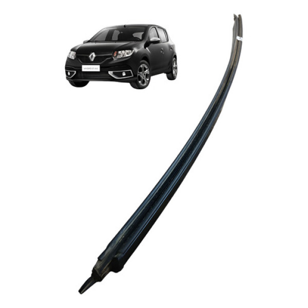 Guia Vidro Traseiro Direito Renualt Sandero 1.6 2016 2019 Preto