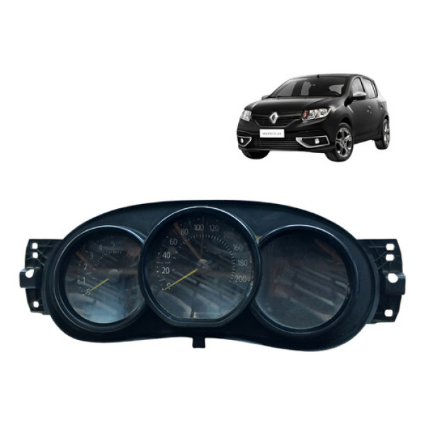 Painel Instrumento Renault Sandero 1.6 8v 2016 2019 - Preto