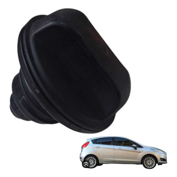 Tampa Tanque Combustivel Ford New Fiesta 1.6 16v 2014 2015 Preta 2014