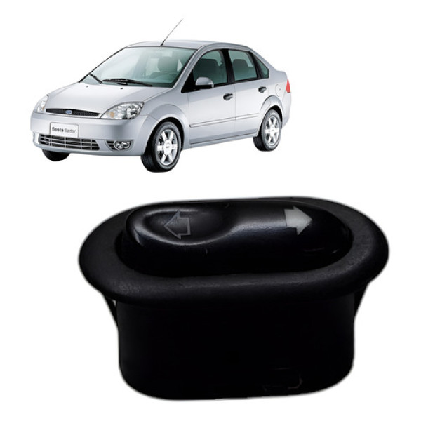Botao Vidro Traseiro Ford Fiesta Sedan 2007 1.6