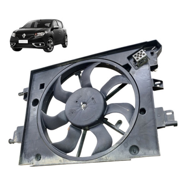 Ventoinha Eletroventilador Renault Sandero 1.6 8v 2016 2019