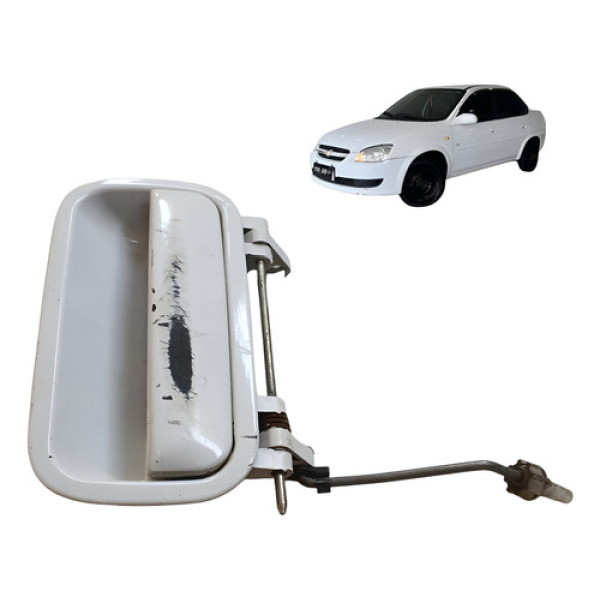 Macaneta Traseira Direita Chevrolet Classic 1.0 2011 Branco Traseira