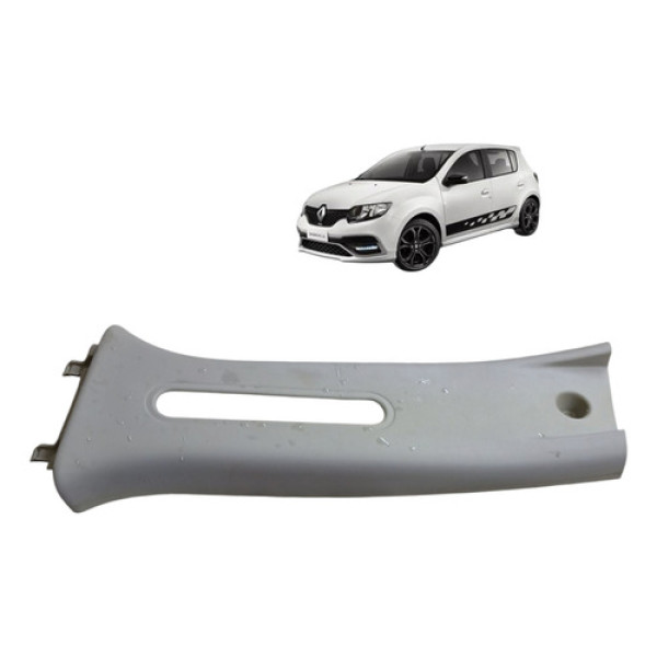 Moldura Coluna Esquerda Renault Sandero 1.0 3cc 2015 2019