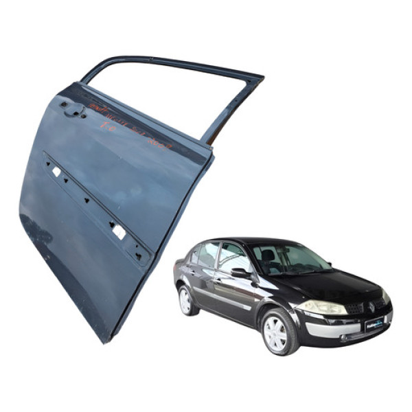 Porta Traseira Direita Renualt Megane 2007 2009 4 Portas Traseira Direita