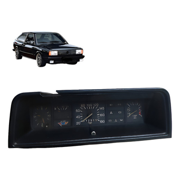 Painel Instrumento Gol Voyage Gt 1984 1986 Detalhe Preto Preto