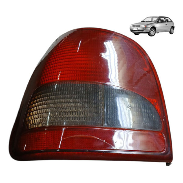 Lanterna Traseira Esquerda Volkswagen Gol G2 1.0 2001 2002 Esquerdo/motorista Vermelho