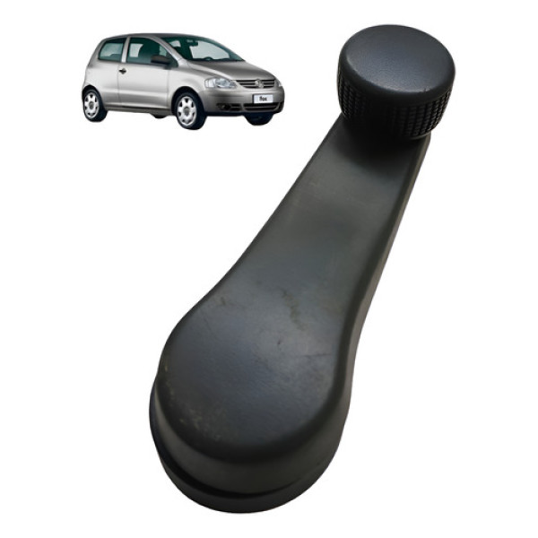 Manivela Vidro Volkswagen Fox 1.0 2 Porta 2007 Preto
