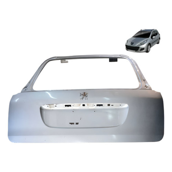 Tampa Porta Mala Peugeot Sw 207 1.4 2010 2011 - Cinza