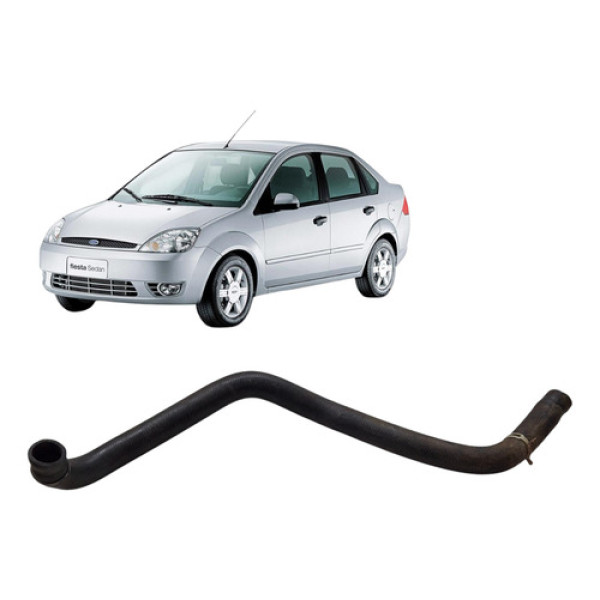Mangueira Superior Radiador Ford Fiesta Sedan 2007 1.6 Zetec
