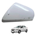 Capa Retrovisor Esquerdo Chevrolet Prisma Ltz 1.4 2017 Branco