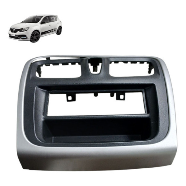 Moldura Painel Central Renault Sandero 1.0 3cc 2015 2019