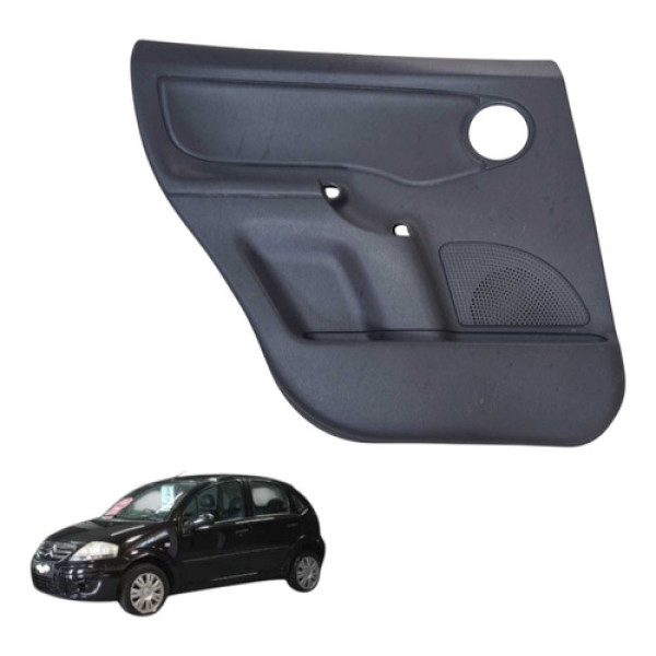 Forro Porta Traseiro Esquerdo Citroen C3 1.4 2011 2012
