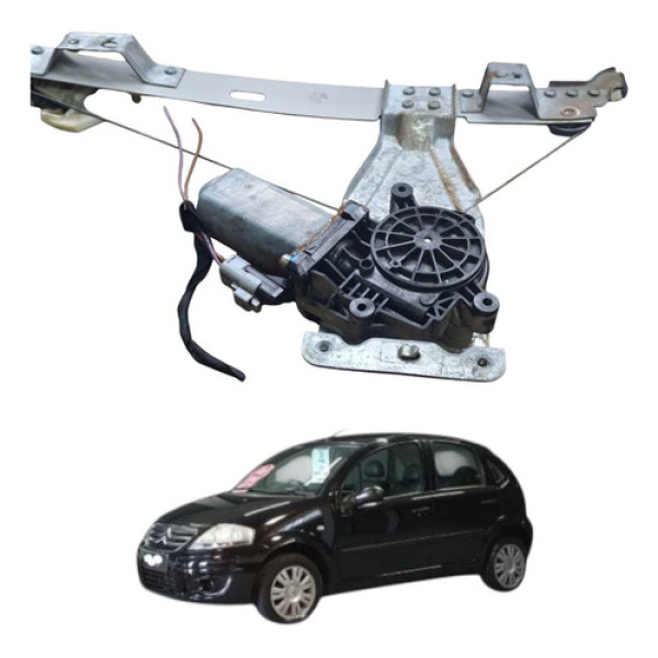 Maquina Vidro Eletrica Traseira Esquerda Citroen C3 1.4 2011