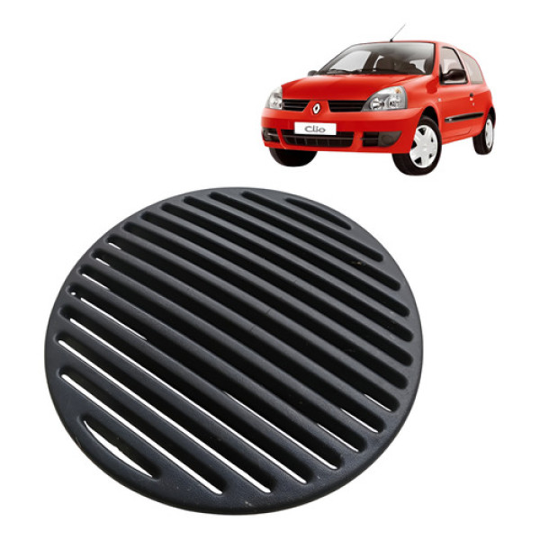 Tampa Tela Auto Falante Renault Clio 1.0 16v 2010 Preto