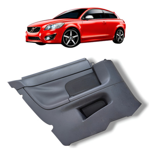 Forro Lateral Esquerdo Volvo C30 2007 Preto