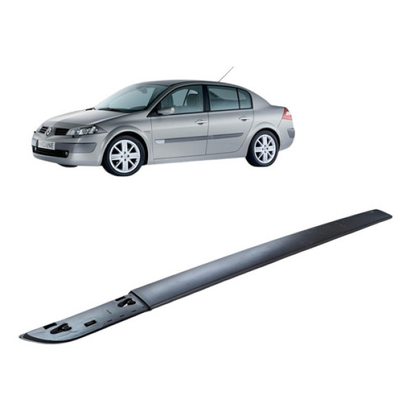 Moldura Dianteira Direita Renault Megane 2008 1.6 16v Flex Cinza-escuro