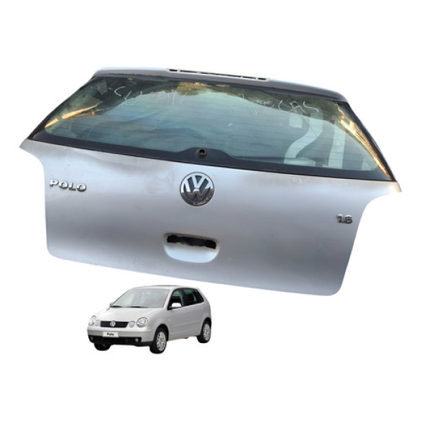 Tampa Traseira Volkswagen Polo 1.6 2003 Prata