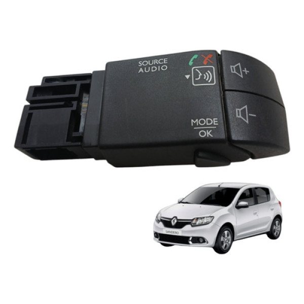Comando Som Volante Renault Sandero Logan 2020 2021