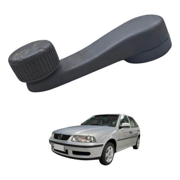 Manivela Traseira Direita Volkswagen Gol G3 1999 4p Detalhe Cinza-escuro