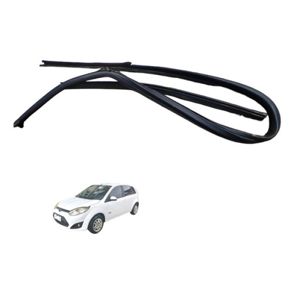 Kit Pestana Dianteira Esquerda Ford Fiesta 1.6 2011 Preto