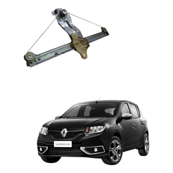 Maquina Vidro Traseiro Direito Renault Sandero 1.6 8v 2016