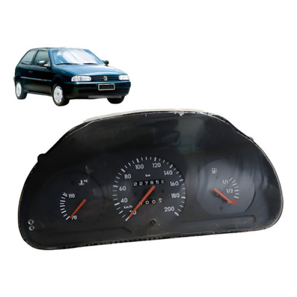 Painel Instrumento Volkswagen Gol 1995 1999 Preto Preto