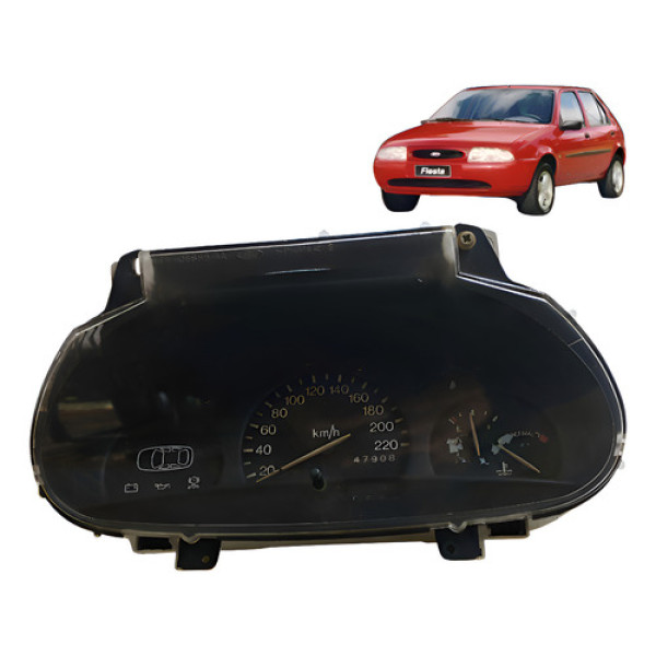 Painel Instrumento Ford Fiesta 1997 2004 Preto - Preto