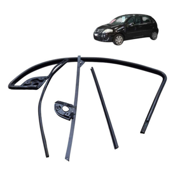 Kit Pestana Dianteira Esquerda Citroen C3 1.4 8v 2010 2012
