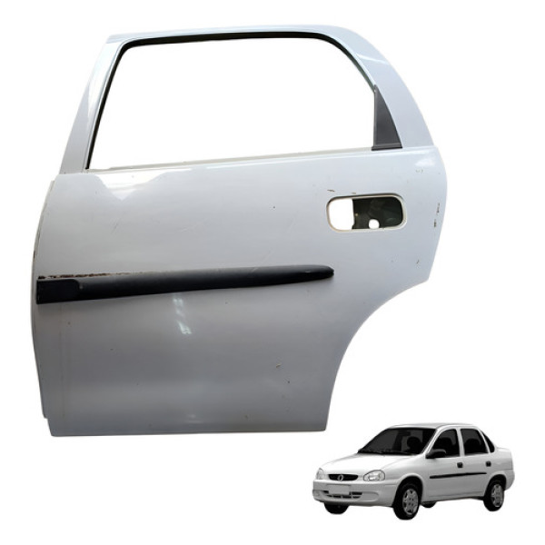Porta Traseira Esquerda Chevrolet Classic 1.0 2001 Esquerdo Braco