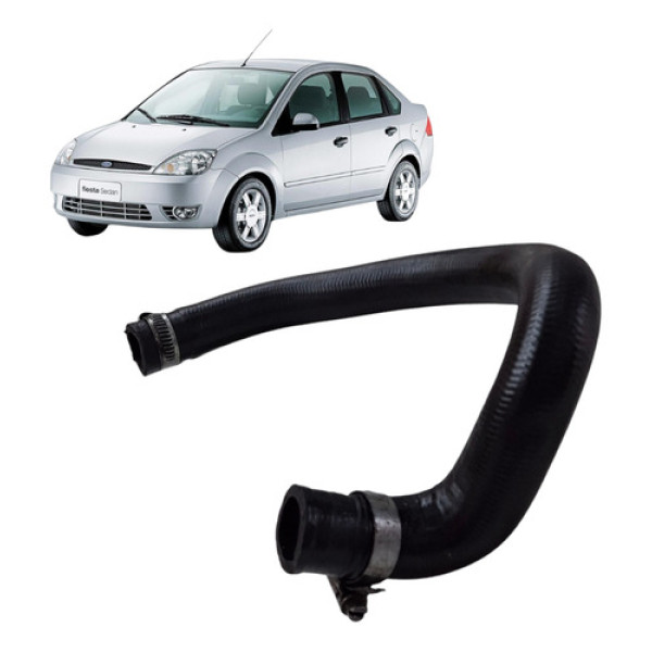 Mangueira Inferior Radiador Ford Fiesta Sedan 2007 1.6 8v