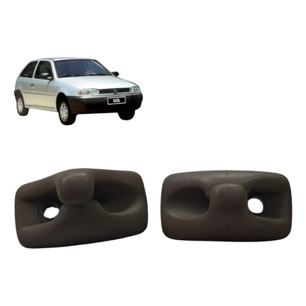 Par Presilha Suporte Quebra Sol Volkswagen Gol G2 2p 1996