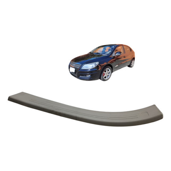 Soleira Traseira Esquerda Chery Cielo 1.6 16v 2010 - Bege